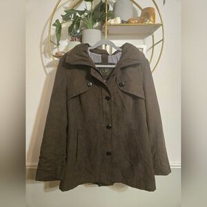 SMYTHE Sample Wool Cashmere Utility Jacket | Packable Hood | Rare